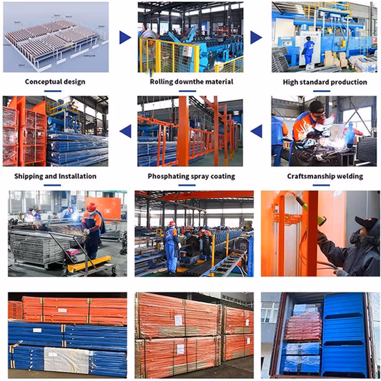 Selective Pallet Racking Drive in Rack Shuttle Rack System Double Deep Rack