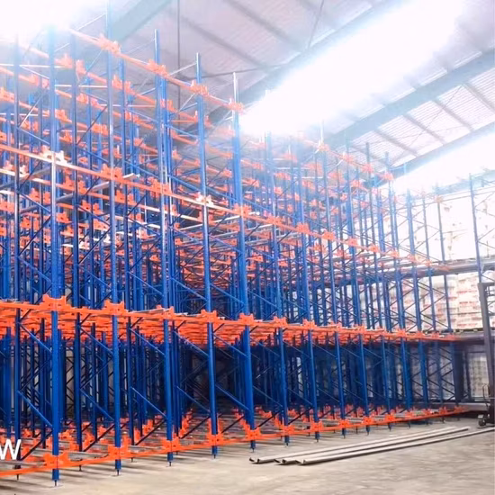 Selective Pallet Racking Drive in Rack Shuttle Rack System Double Deep Rack
