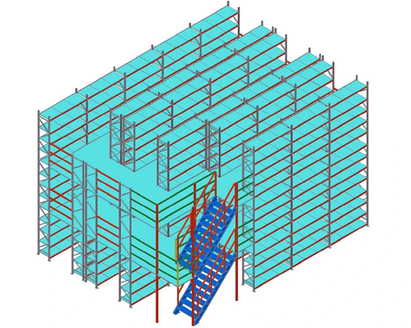 Steel Mezzanine Racking for Industrial Warehouse Storage