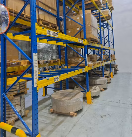 Warehouse Storage Heavy Duty Steel Stacking Tyre Rack