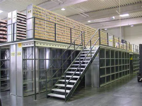 The Latest Warehouse Rack Multi Storage Rack Supported Mezzanince for Plastic Pallet.